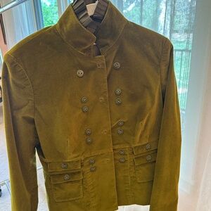 Carlisle Olive Green Corduroy Jacket